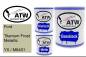 Preview: Ford, Titanium Frost Metallic, YX / M6401: 1L Lackdose + 1L Klarlack + 500ml Härter - Set, von ATW Autoteile West.